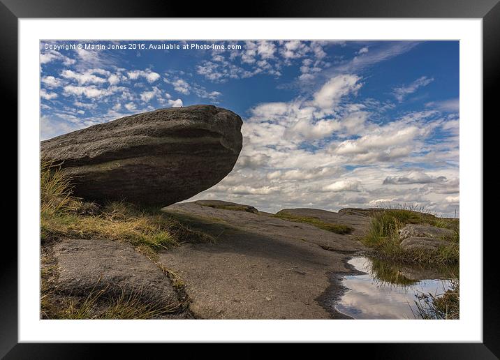  The Monoliths on Stanage Framed Mounted Print by K7 Photography