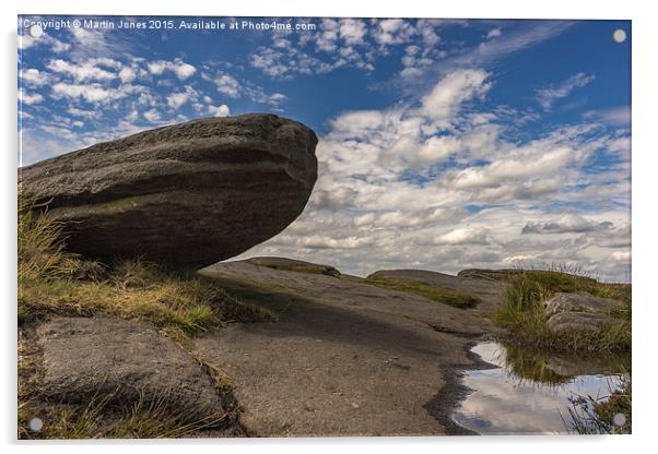  The Monoliths on Stanage Acrylic by K7 Photography