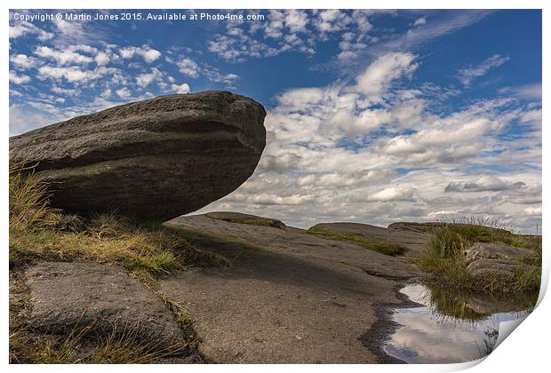  The Monoliths on Stanage Print by K7 Photography