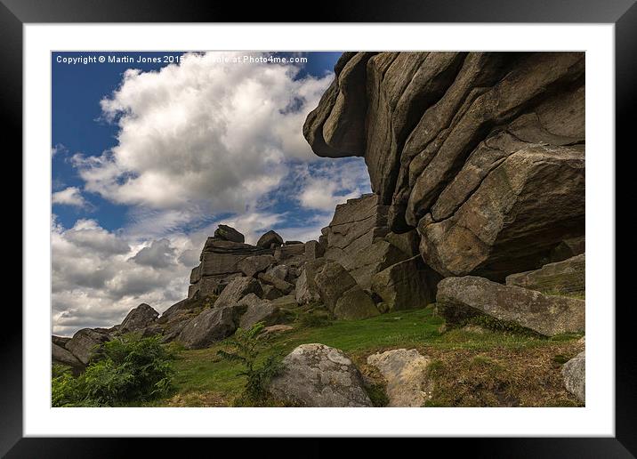  Gritstone Edges of the Dark Peak Framed Mounted Print by K7 Photography