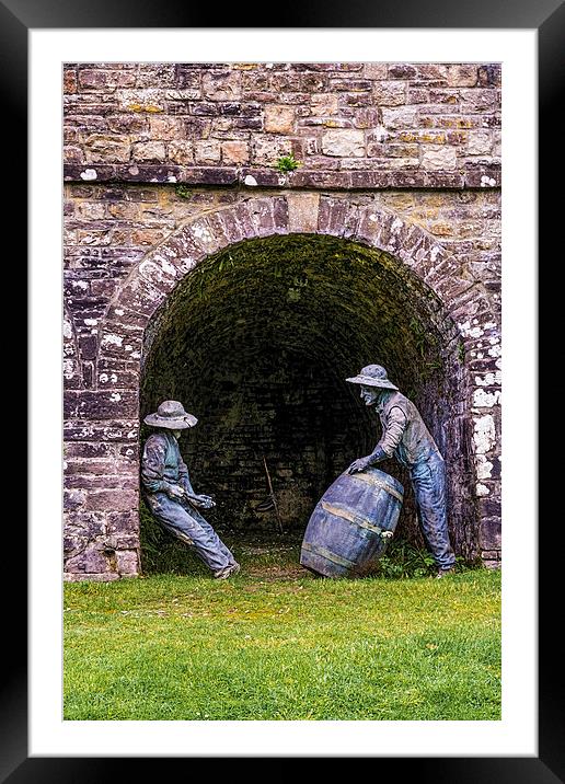 Goytre Wharf Lime Kilns 2 Framed Mounted Print by Steve Purnell