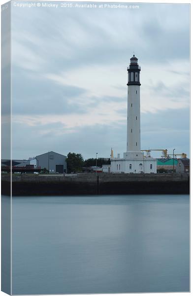 Dunkirk Lighthouse Canvas Print by rawshutterbug 