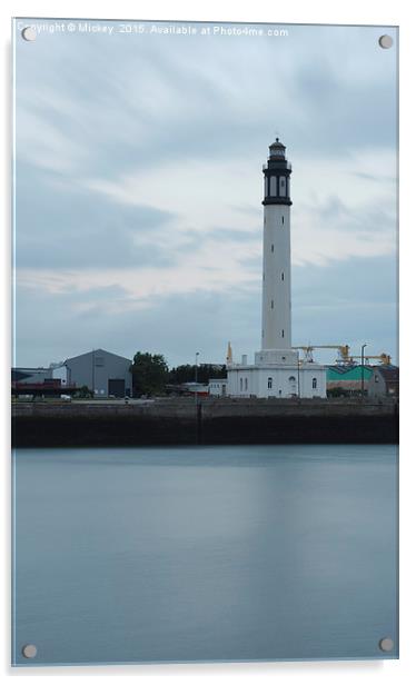 Dunkirk Lighthouse Acrylic by rawshutterbug 