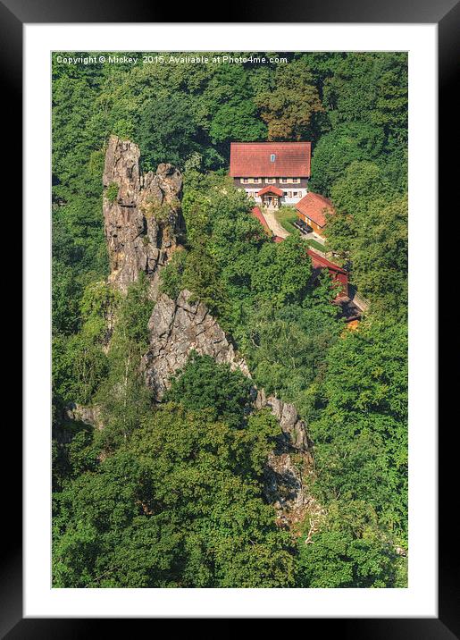 Bode Gorge Framed Mounted Print by rawshutterbug 