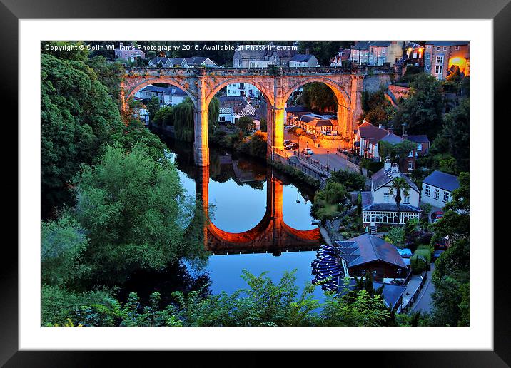  Before Sunrise  Knaresborough  Yorkshire Framed Mounted Print by Colin Williams Photography