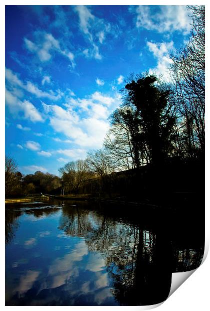 Chirk aqueduct on the Welsh/England border Print by Julian Bound