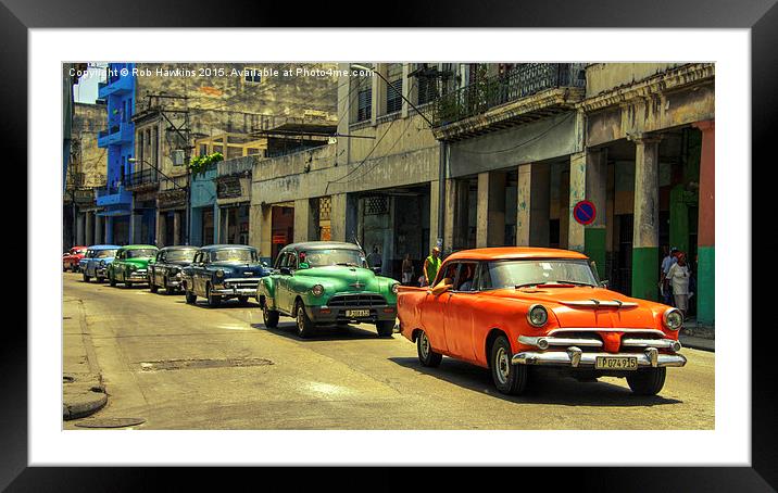  Classic Convoy  Framed Mounted Print by Rob Hawkins