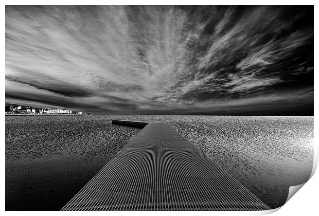  West Kirby Marine Lake Print by Rob Lester