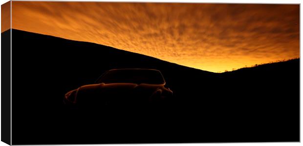  370Z under Sodium Canvas Print by James Buckle