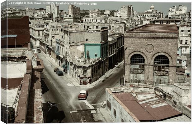  Havana Junction  Canvas Print by Rob Hawkins