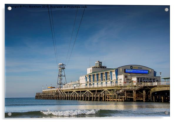  Bournemouth Pier Acrylic by Phil Wareham