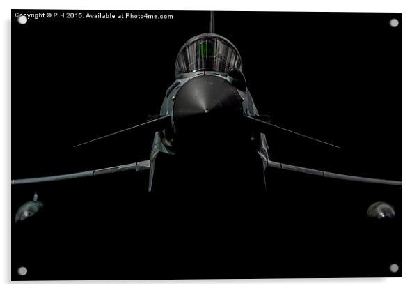  Eurofighter Typhoon Jet Acrylic by P H