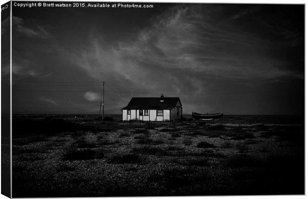  the house at dungeness Canvas Print by Brett watson