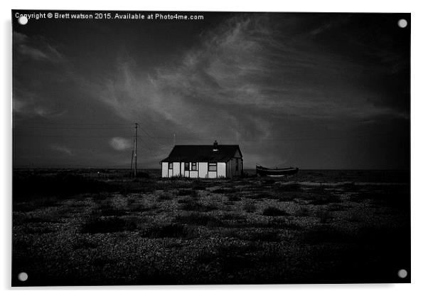  the house at dungeness Acrylic by Brett watson