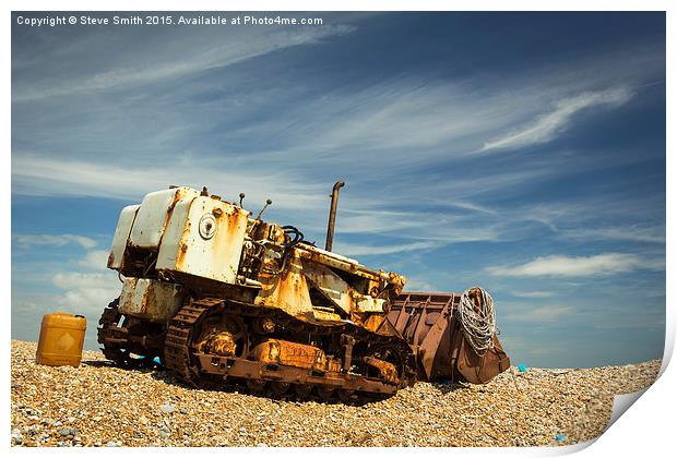  Dungeness Digger Print by Steve Smith