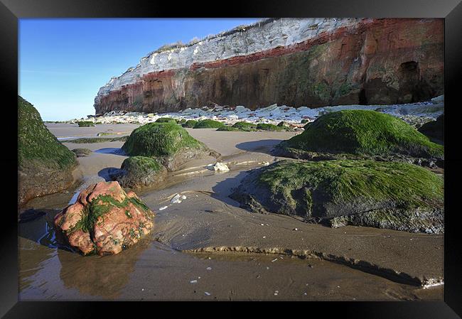 Hunstanton Cliffs Framed Print by Stephen Mole