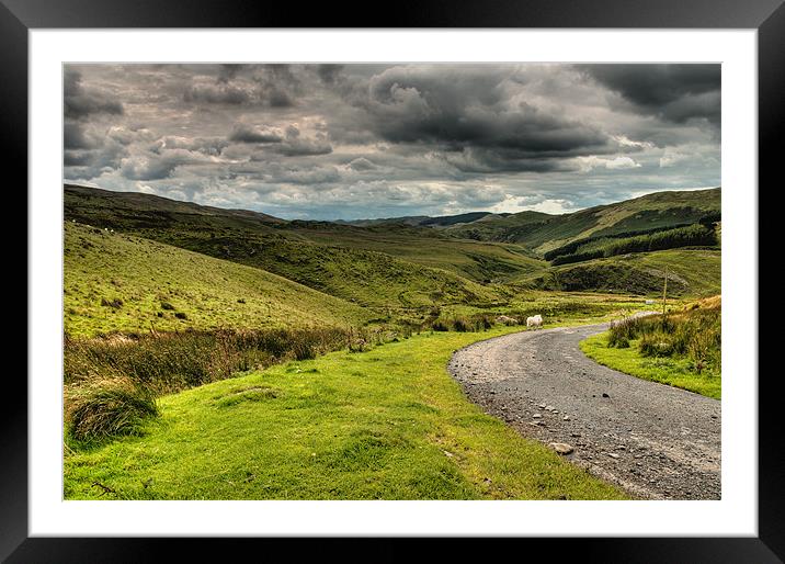 Welsh Hills Framed Mounted Print by Mark Robson