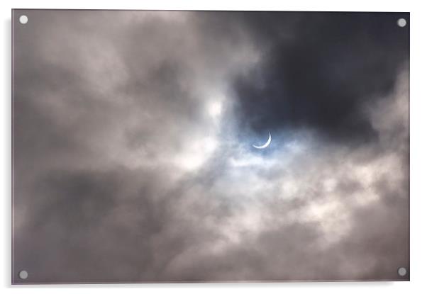  The Solar Eclipse UK 2015 Acrylic by Greg Marshall