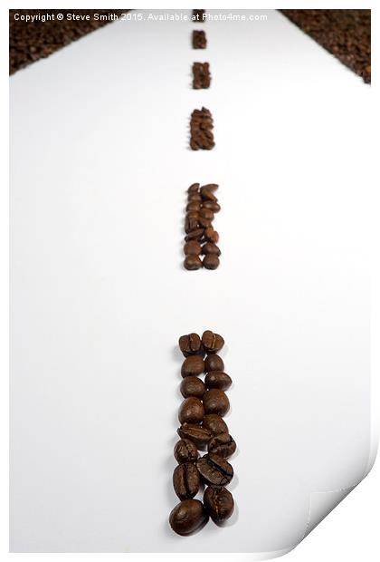 Coffee Bean Highway Print by Steve Smith