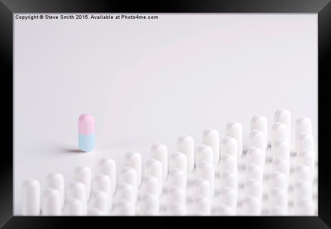 Pill Leader Framed Print by Steve Smith