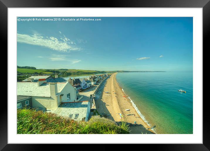  Torcross and Slapton Ley  Framed Mounted Print by Rob Hawkins