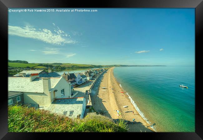  Torcross and Slapton Ley  Framed Print by Rob Hawkins