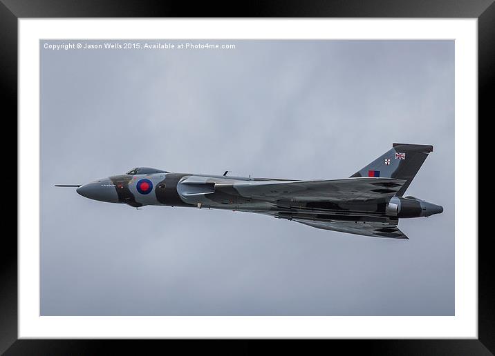 Close-up of the Avro Vulcan Framed Mounted Print by Jason Wells