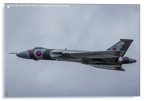 Close-up of the Avro Vulcan Acrylic by Jason Wells