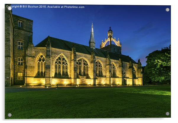 King's College Aberdeen Acrylic by Bill Buchan