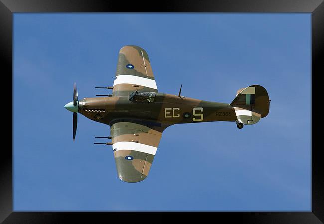 Hawker Hurricane PZ865 (Mk IIc) Framed Print by Oxon Images