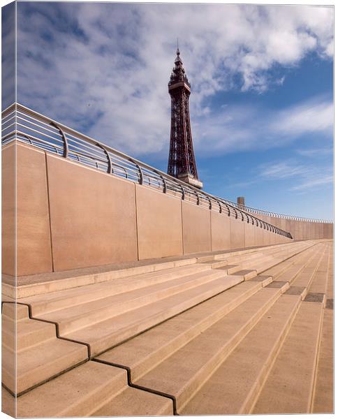 Blackpool Tower Canvas Print by Victor Burnside