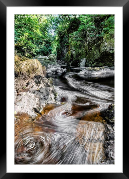 River Of Dreams Framed Mounted Print by Adrian Evans