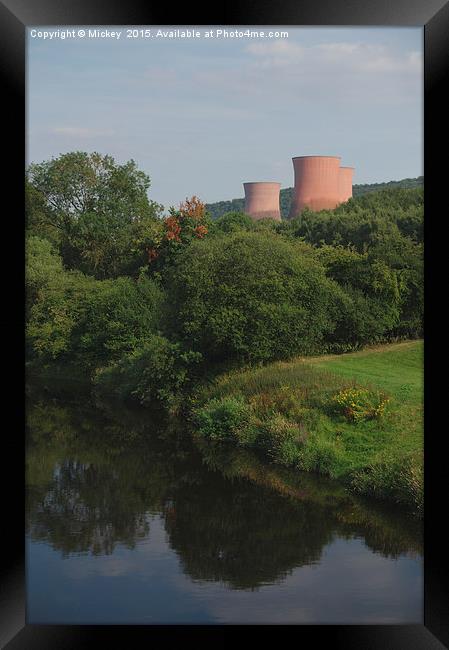 The Ironbridge Power Station Framed Print by rawshutterbug 