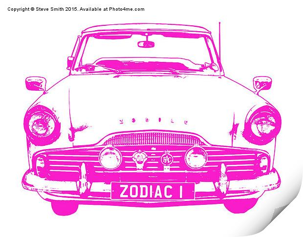 Zodiac Print by Steve Smith