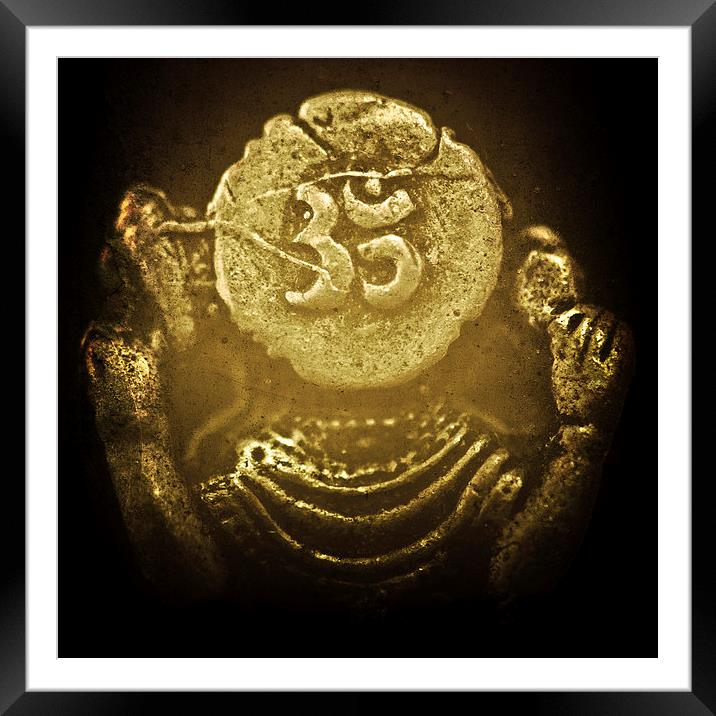  Om sign, India Framed Mounted Print by Julian Bound