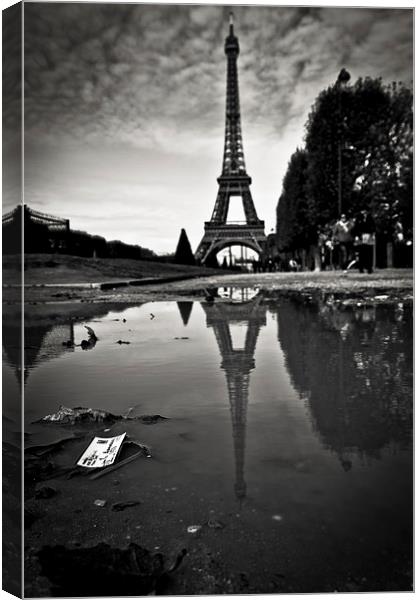  Eiffel Tower, Paris Canvas Print by Julian Bound
