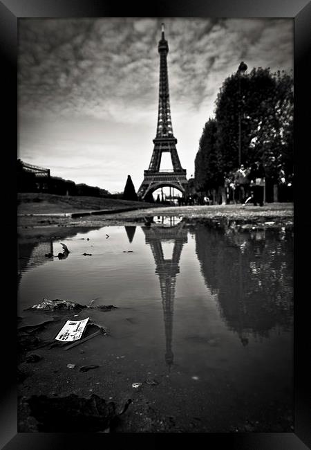  Eiffel Tower, Paris Framed Print by Julian Bound