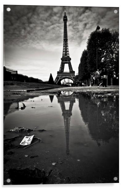  Eiffel Tower, Paris Acrylic by Julian Bound