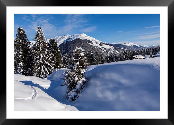 Winter in Tyrol Framed Mounted Print by Thomas Schaeffer