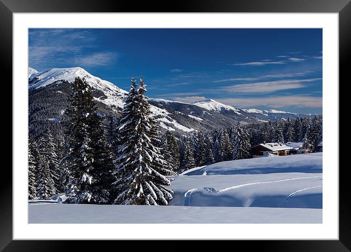 Winter in Tyrol Framed Mounted Print by Thomas Schaeffer