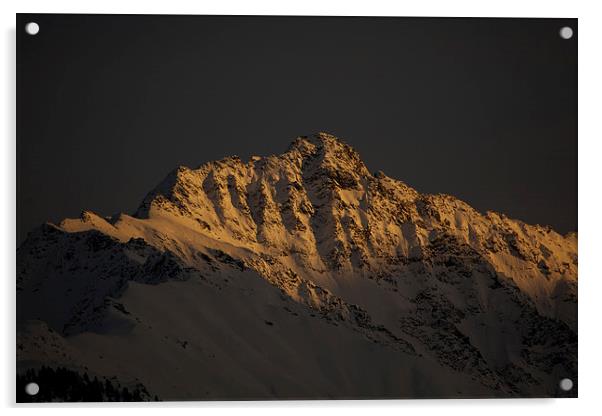 Alpenglow Acrylic by Thomas Schaeffer
