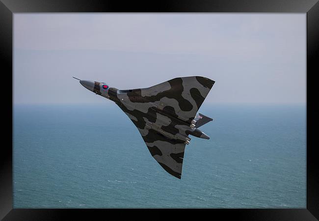Vulcan last flights at Eastbourne  Framed Print by Oxon Images