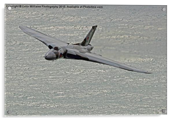  Vulcan XH558 from Beachy Head 2 Acrylic by Colin Williams Photography