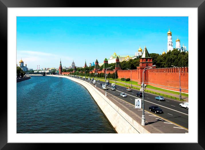  Moscow Framed Mounted Print by Svetlana Sewell