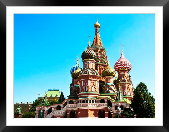  Cathedral of Vasily the Blessed Framed Mounted Print by Svetlana Sewell