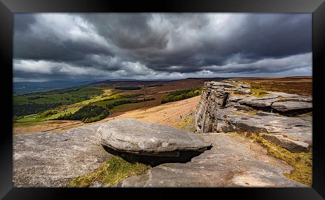 Stanage Edge Framed Print by Mark Harrop