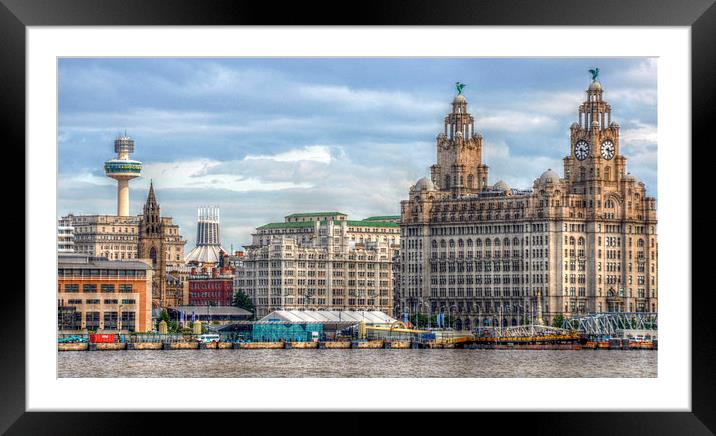  the famous skyline Framed Mounted Print by sue davies