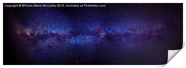 Milky Way Panorama Print by William AttardMcCarthy