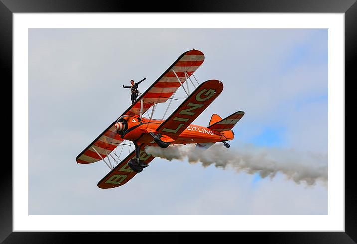  wing walkers Framed Mounted Print by nick wastie