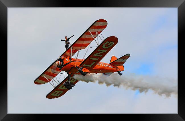  wing walkers Framed Print by nick wastie